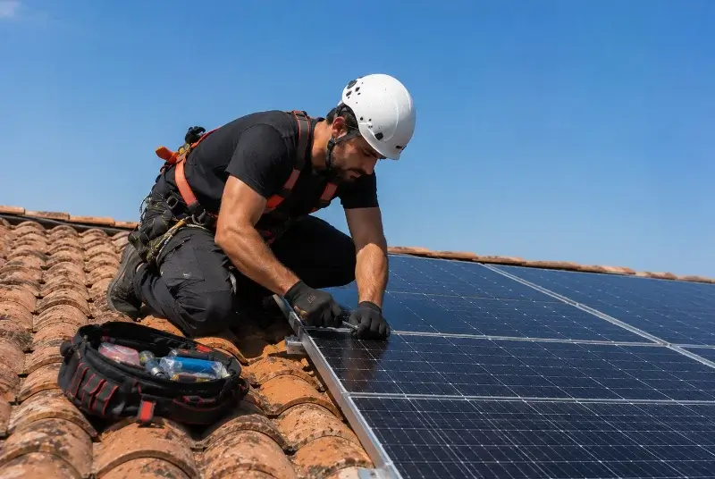 Maintenance et monitoring de panneaux solaires à Étaules